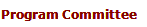 Program Committee